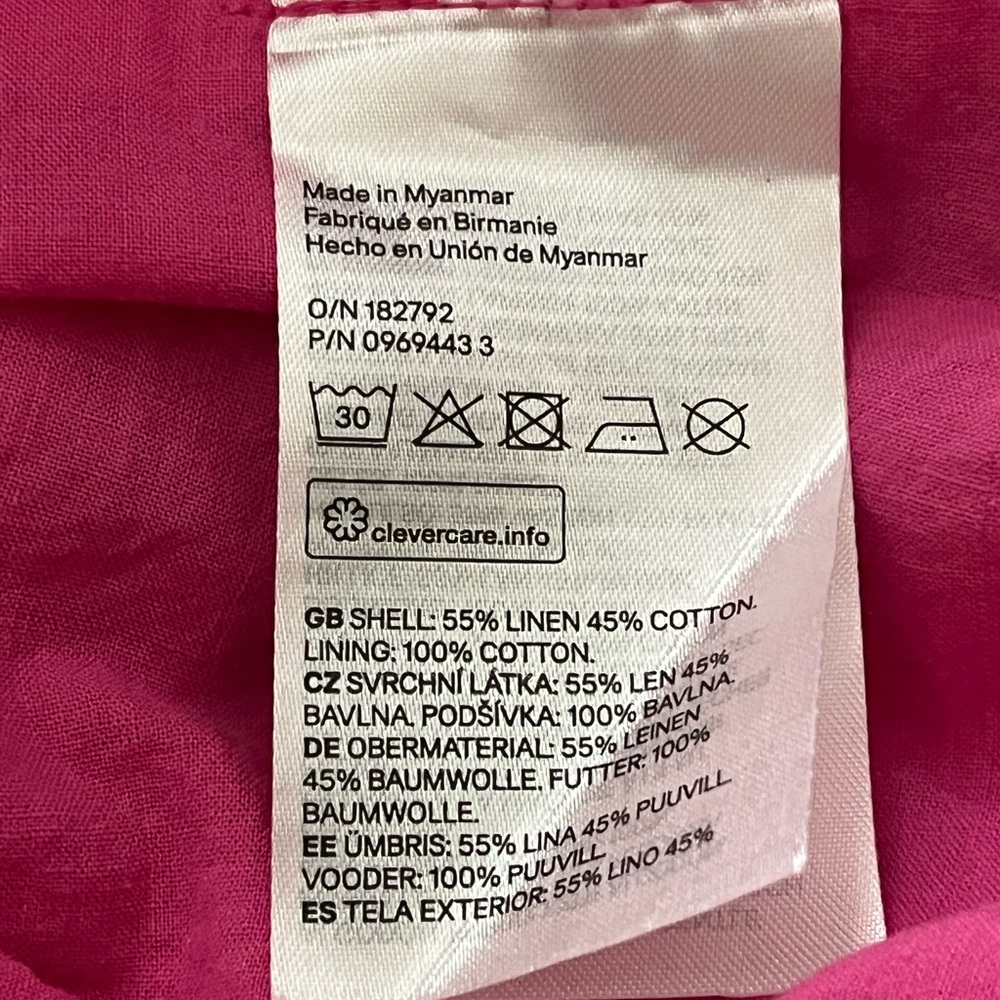 **SOLD** H&M Linen Blend Voluminous Maxi Dress - Picture 7 of 8